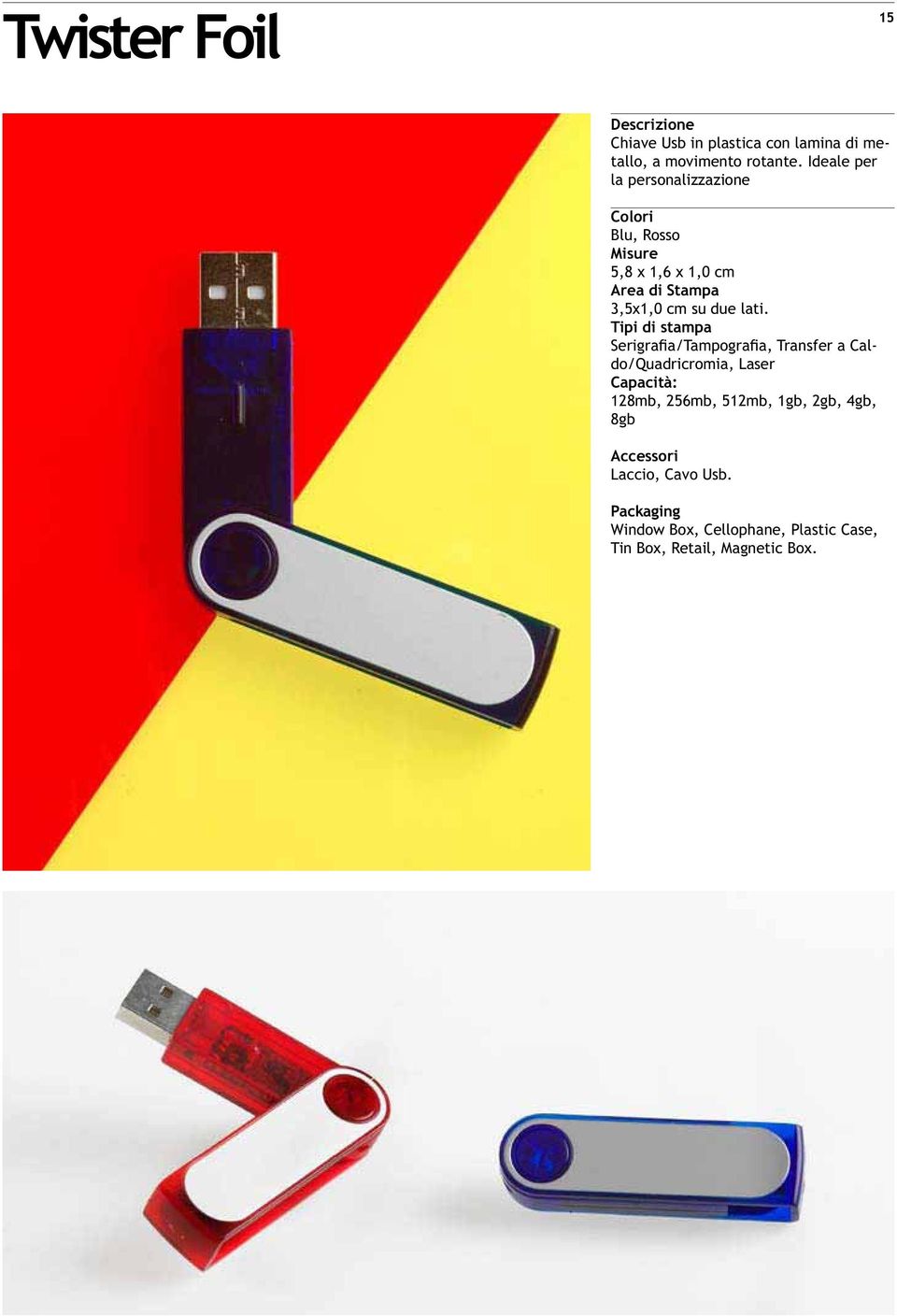 Ideale per la personalizzazione Blu, Rosso 5,8 x 1,6 x 1,0 cm 3,5x1,0 cm su