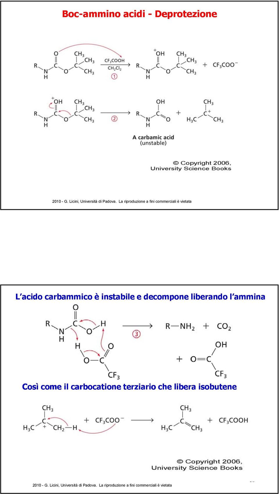 decompone liberando l ammina Così come