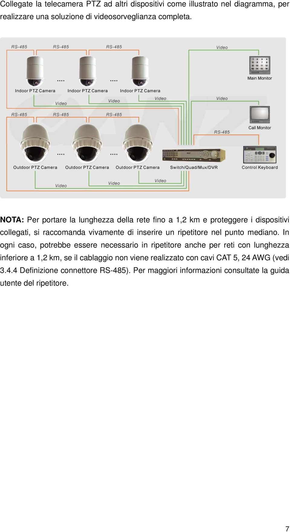 nel punto mediano.