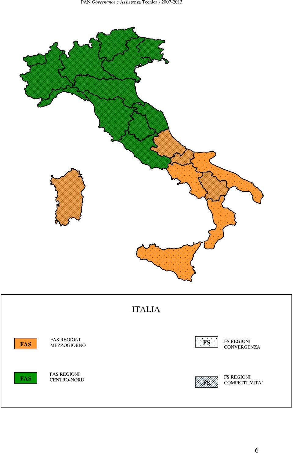 CONVERGENZA FAS FAS REGIONI