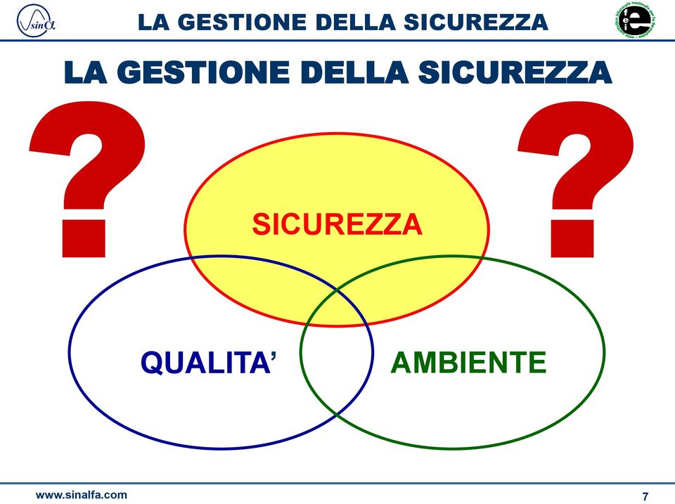 SICUREZZA