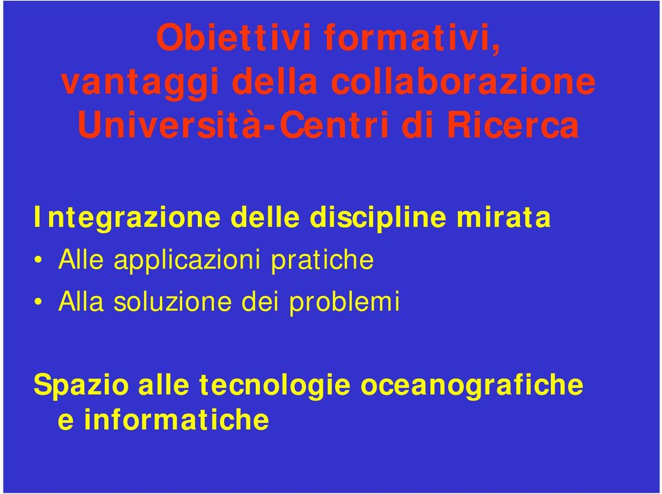 discipline mirata Alle applicazioni pratiche Alla