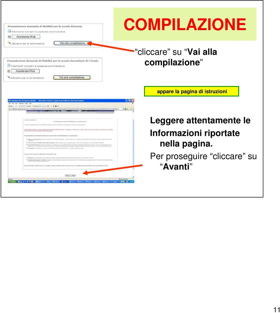 Leggere attentamente le Informazioni