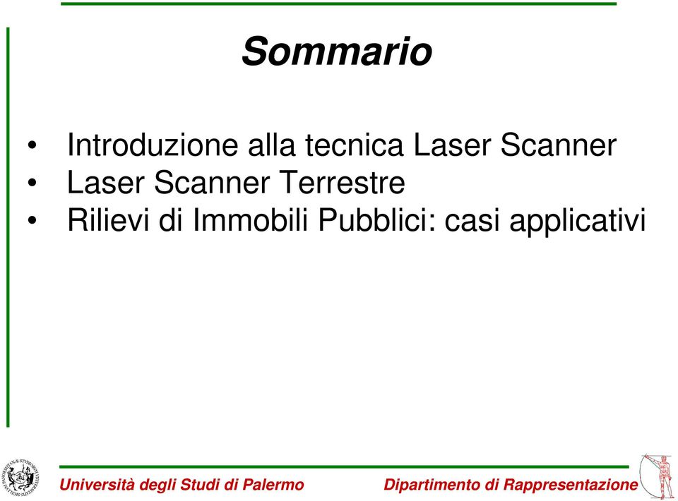 Scanner Terrestre Rilievi di