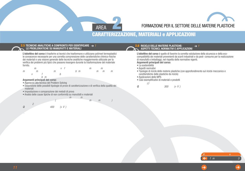 conoscenze necessarie per una corretta comprensione delle caratteristiche chimico-fisiche dei materiali e una visione generale delle tecniche analitiche maggiormente utilizzate per la verifica dei