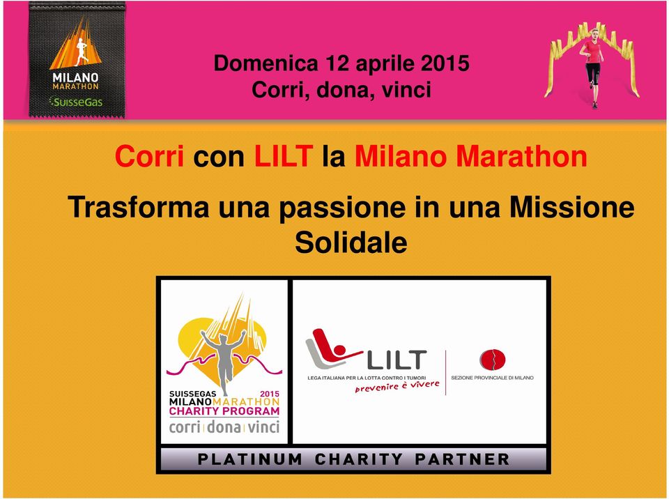 Milano Marathon Trasforma una