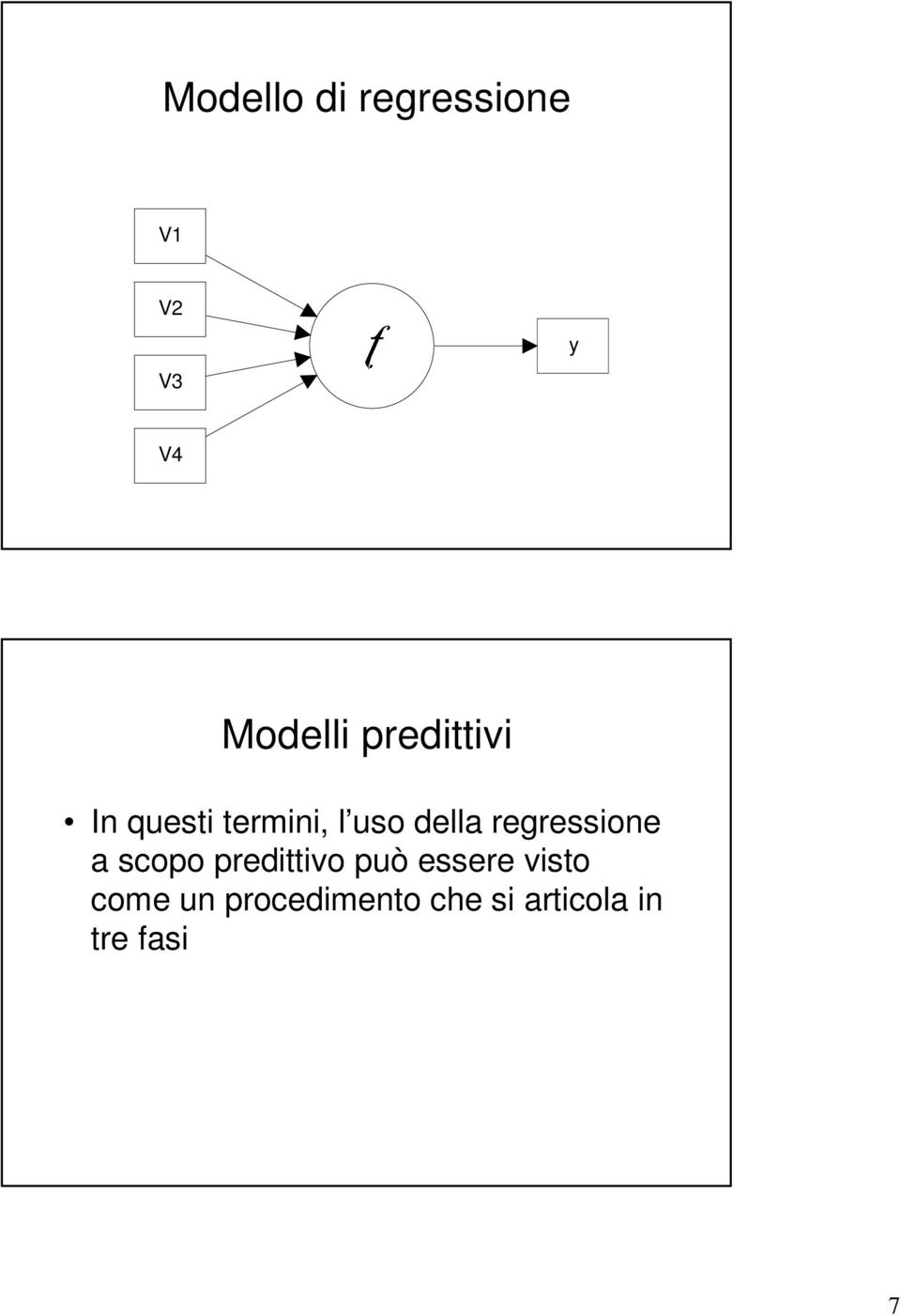 regressione a scopo predittivo può essere