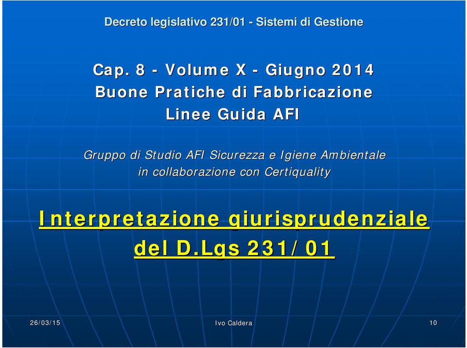 Sicurezza e Igiene Ambientale in collaborazione con