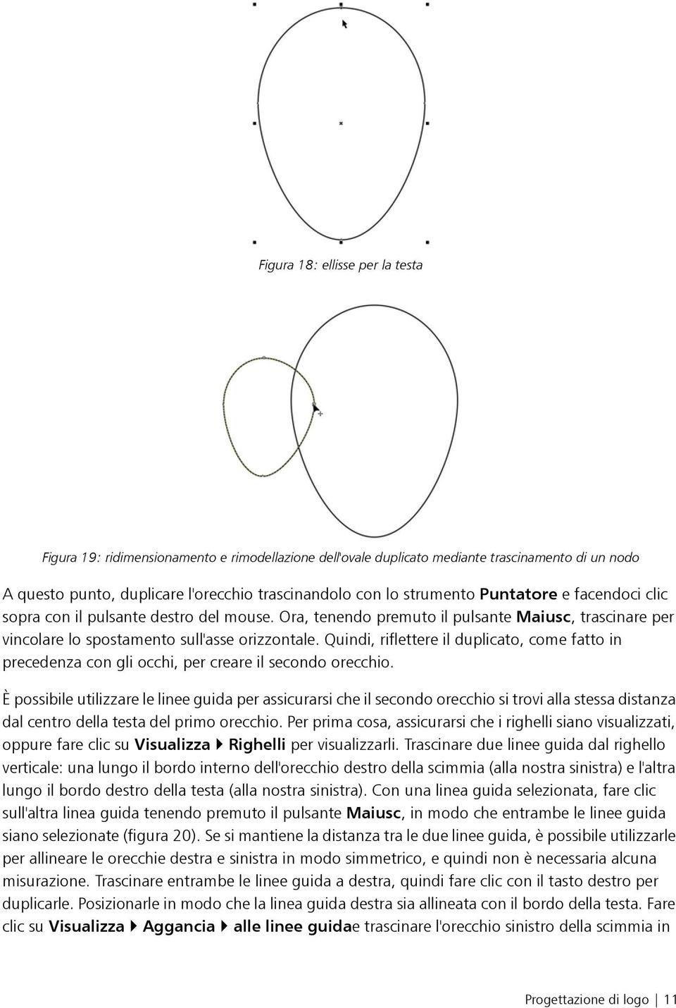 Quindi, riflettere il duplicato, come fatto in precedenza con gli occhi, per creare il secondo orecchio.