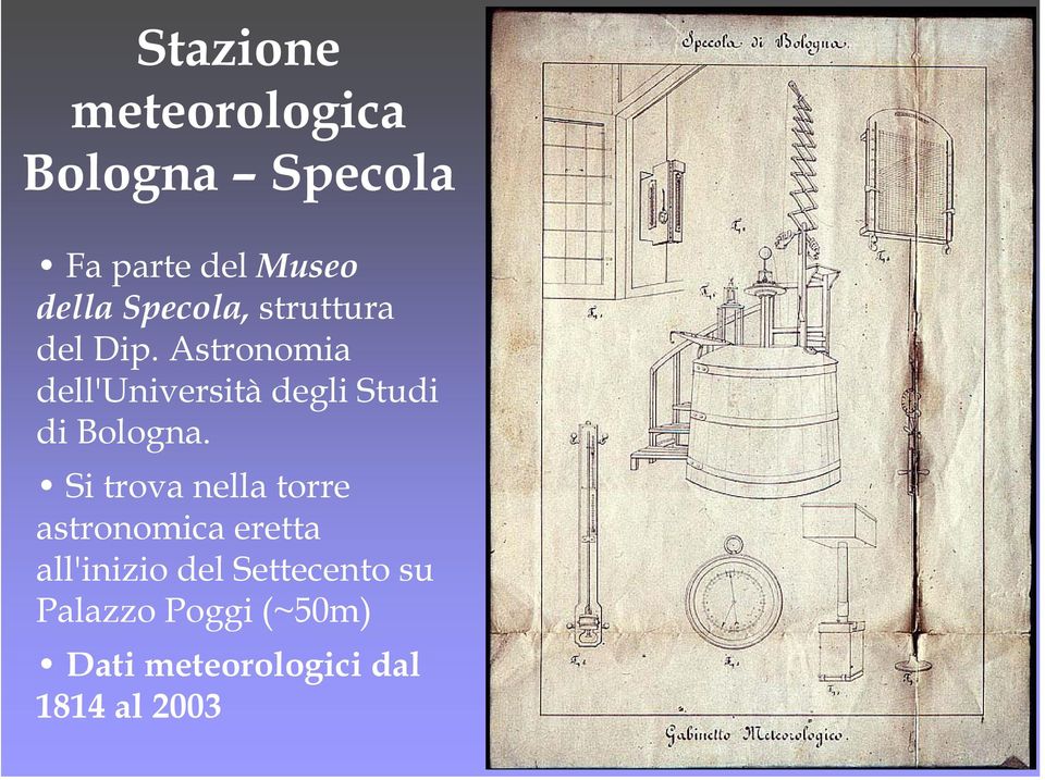 Astronomia dell'università degli Studi di Bologna.