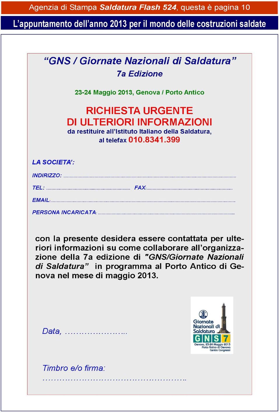 appuntamento dell anno 2013 per