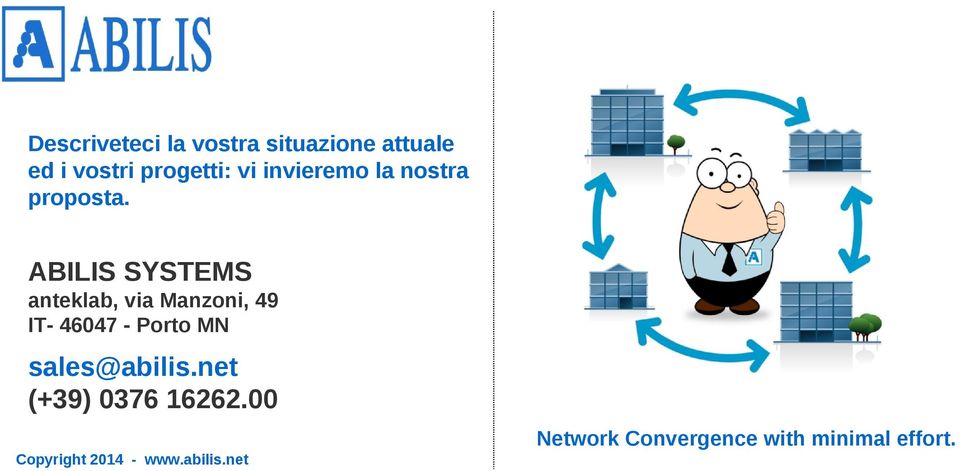 ABILIS SYSTEMS anteklab, via Manzoni, 49 IT- 46047 - Porto MN