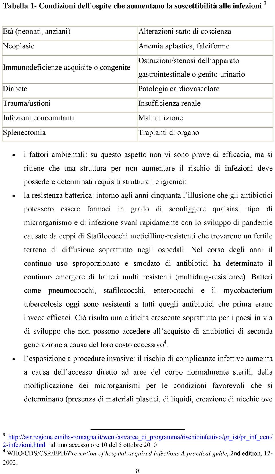 renale Malnutrizione Trapianti di organo i fattori ambientali: su questo aspetto non vi sono prove di efficacia, ma si ritiene che una struttura per non aumentare il rischio di infezioni deve