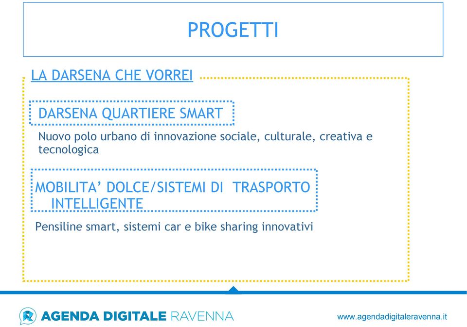 creativa e tecnologica MOBILITA DOLCE/SISTEMI DI TRASPORTO