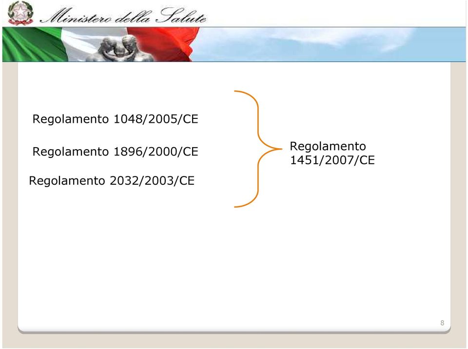 Regolamento 2032/2003/CE