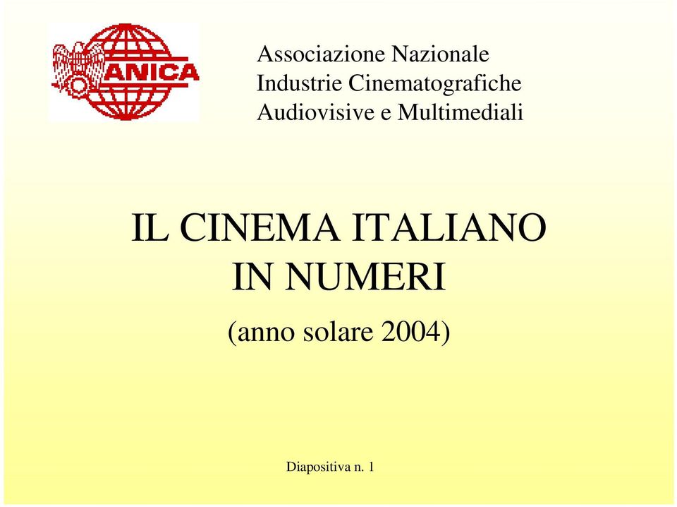 Multimediali IL CINEMA ITALIANO IN