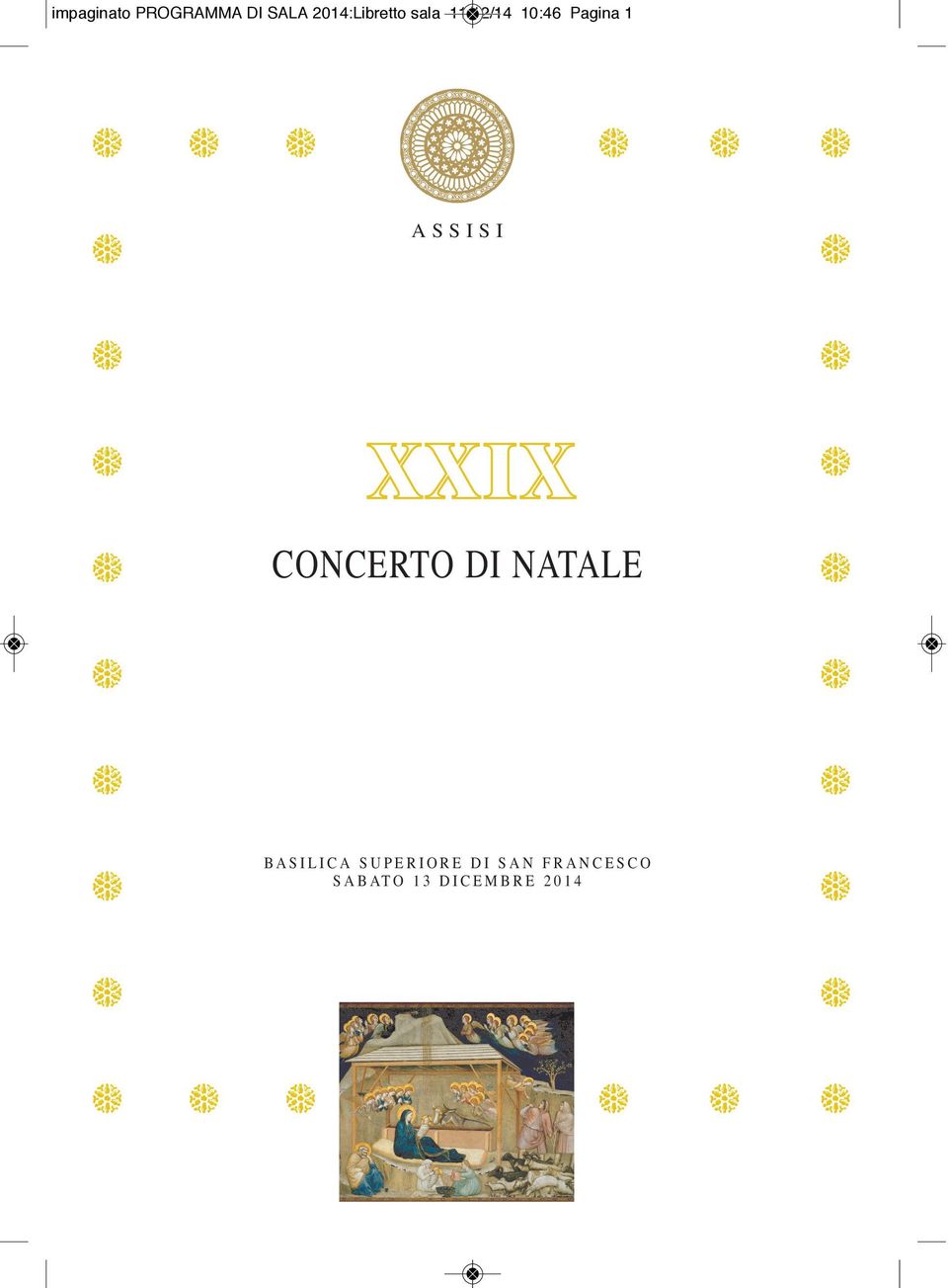 CONCERTO DI NATALE B A S I L I C A S U P E R I O R E