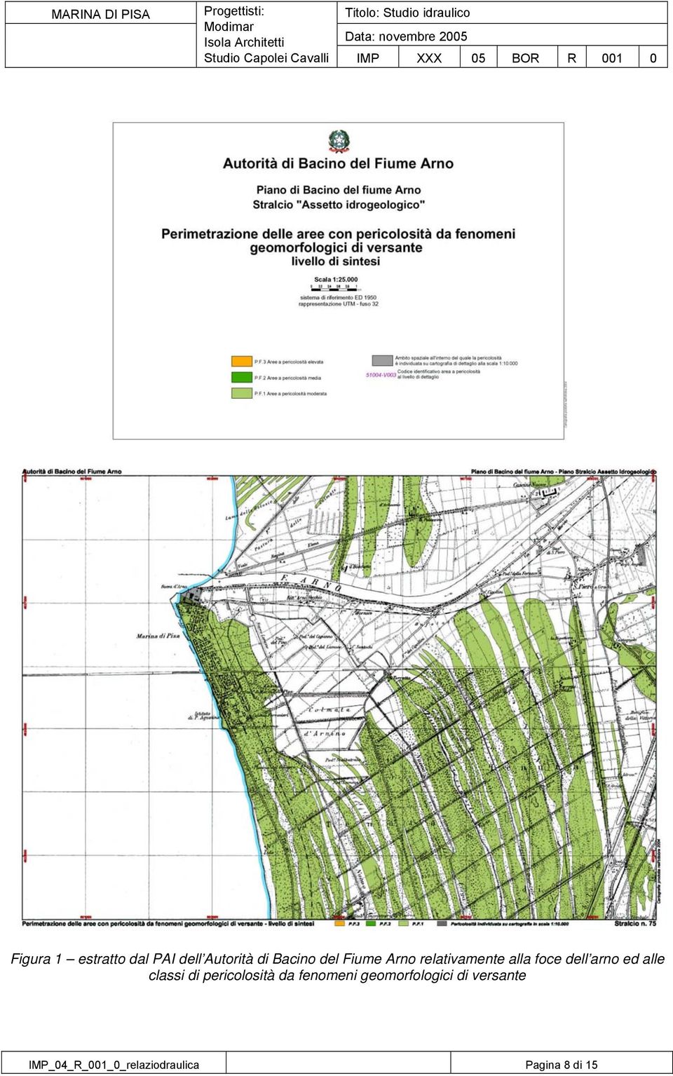 classi di pericolosità da fenomeni geomorfologici di