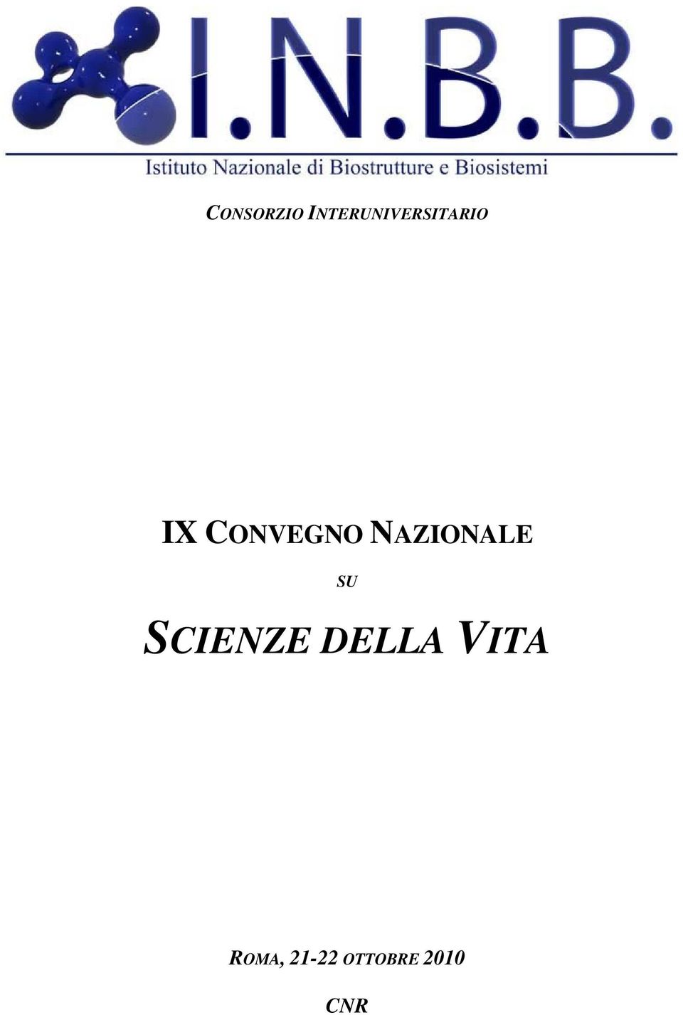 CONVEGNO NAZIONALE SU