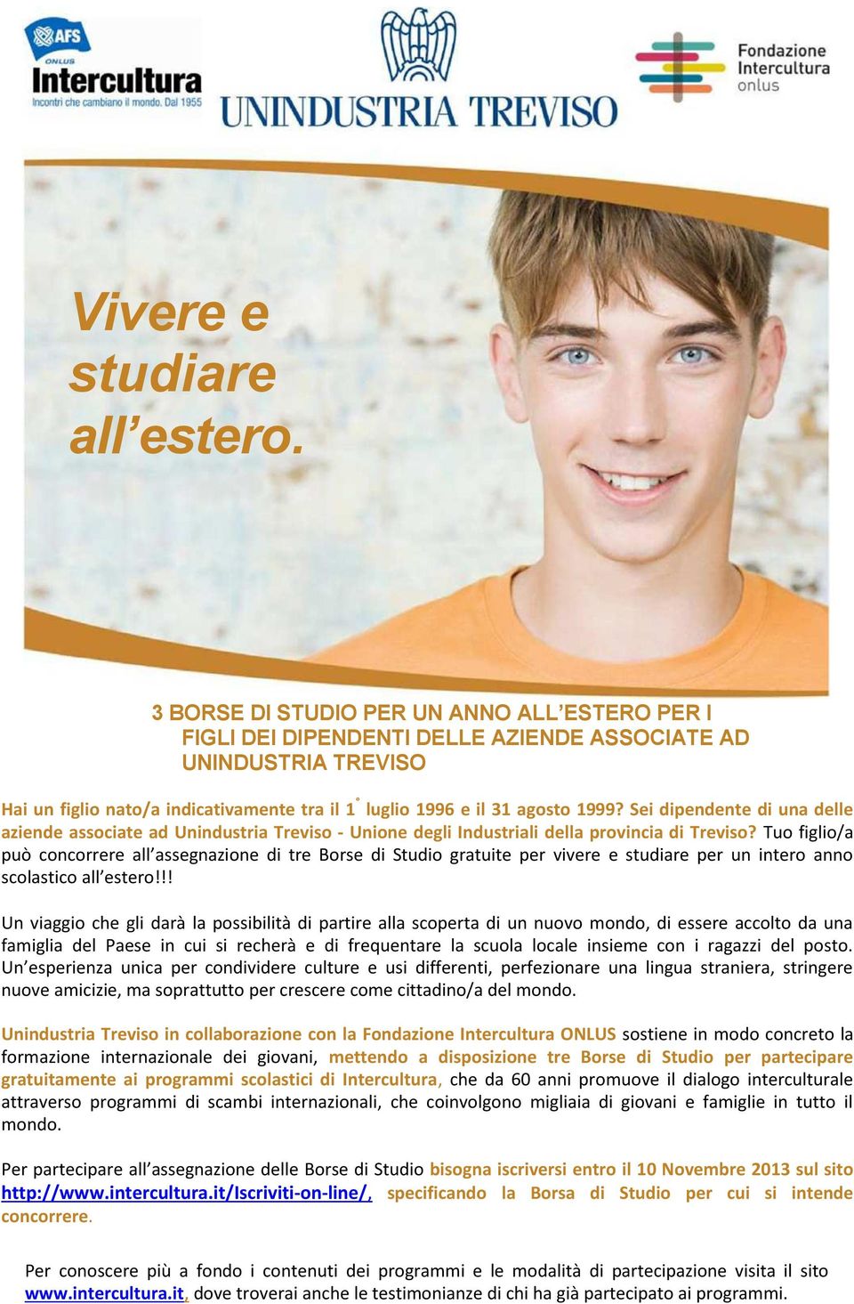 Sei dipendente di una delle aziende associate ad Unindustria Treviso - Unione degli Industriali della provincia di Treviso?