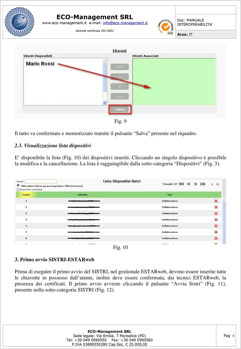 . 3. Primo avvio SISTRI-ESTARweb Fig.