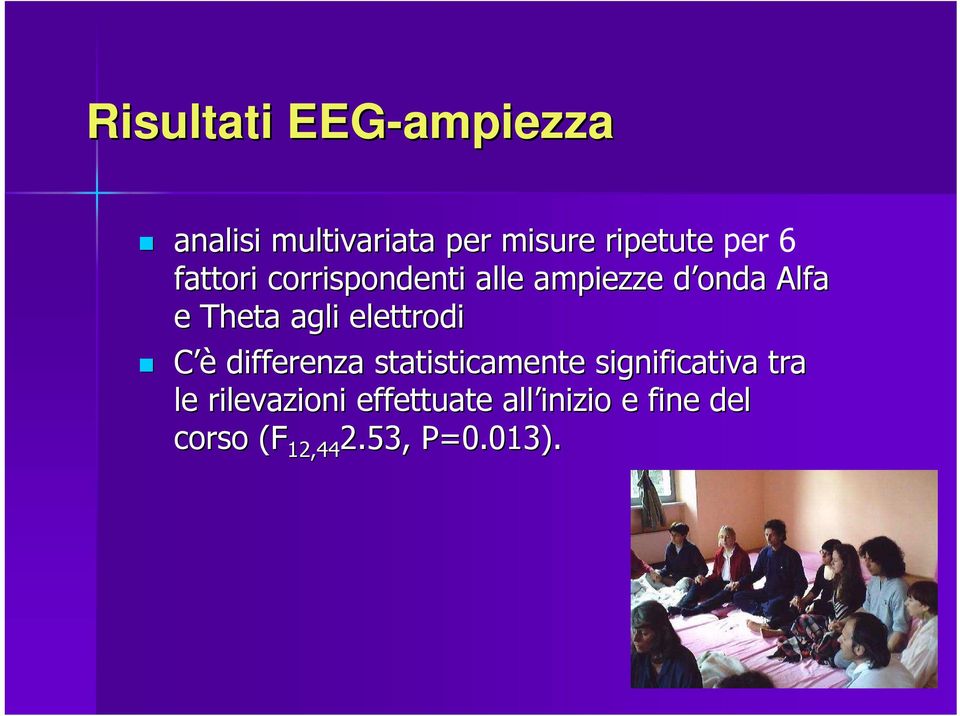 elettrodi C è differenza statisticamente significativa tra le