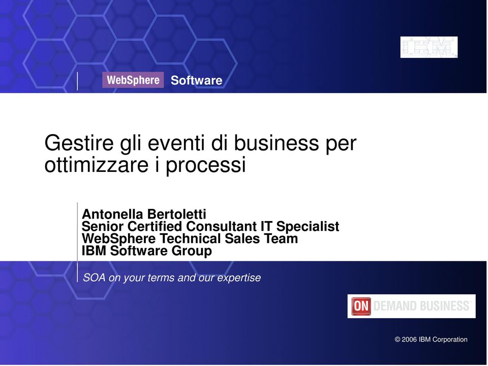 Bertoletti Senior Certified Consultant IT