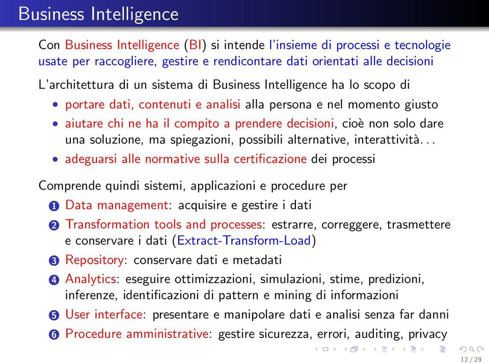 soluzione, ma spiegazioni, possibili alternative, interattività.