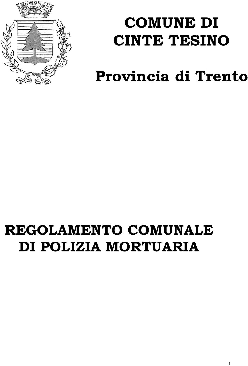 Trento REGOLAMENTO