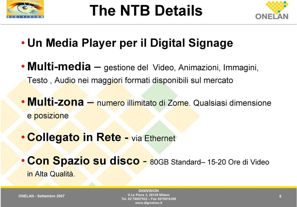 mercato Multi-zona numero illimitato di Zome.