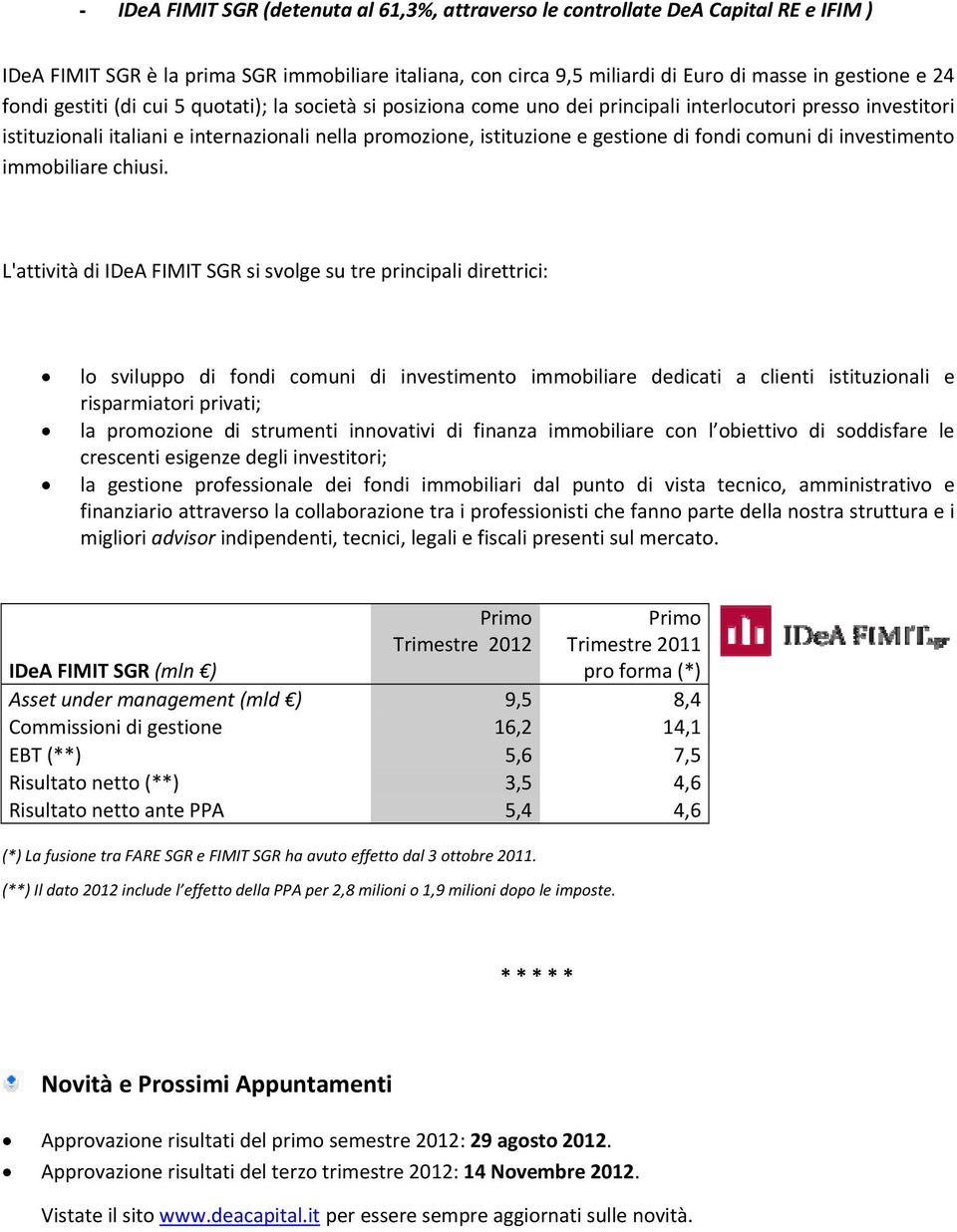 fondi comuni di investimento immobiliare chiusi.