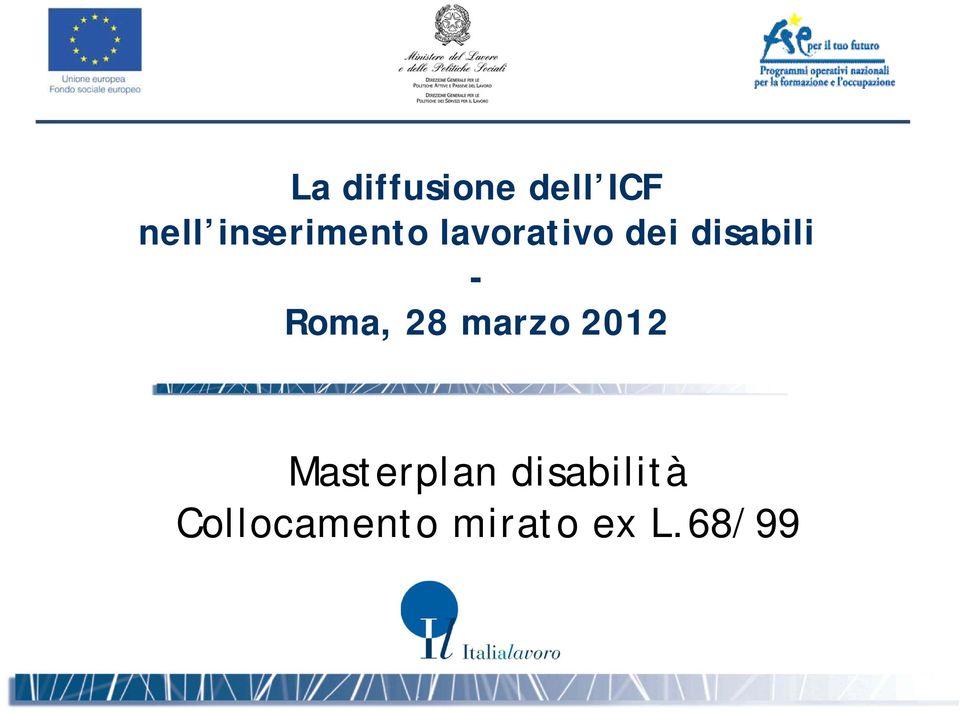 disabili - Roma, 28 marzo 2012