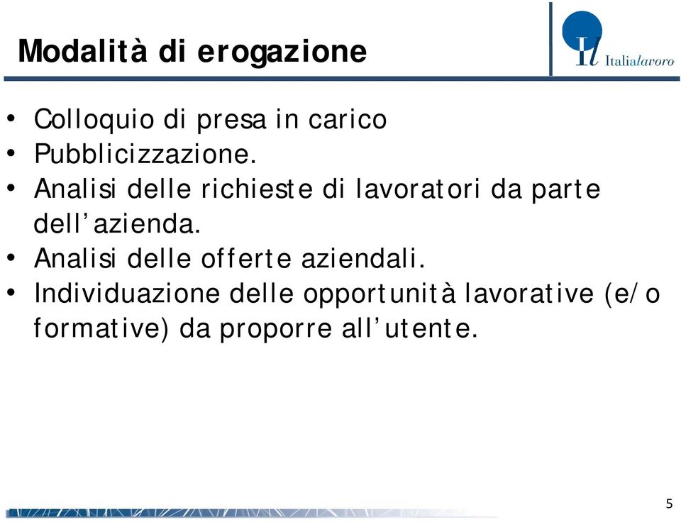 Analisi delle richieste di lavoratori da parte dell azienda.