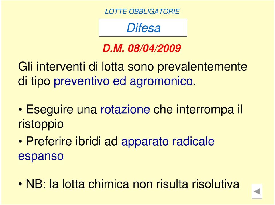 preventivo ed agromonico.