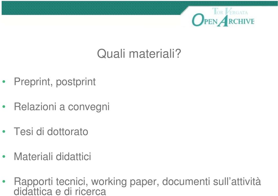 Tesi di dottorato Materiali didattici