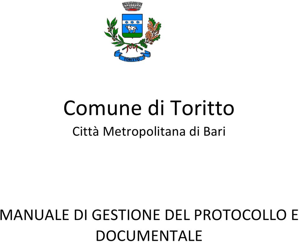 MANUALE DI GESTIONE DEL