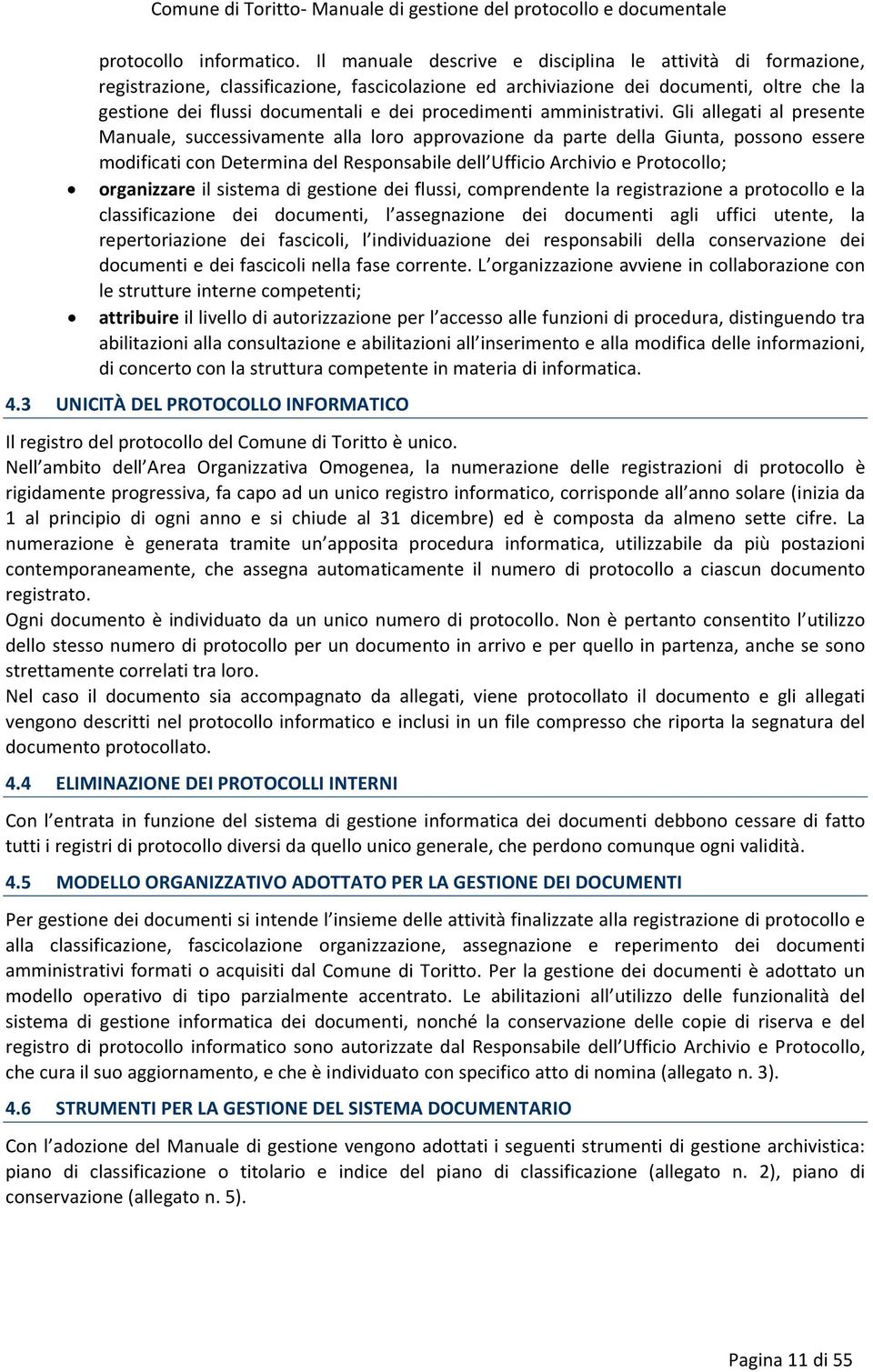 procedimenti amministrativi.