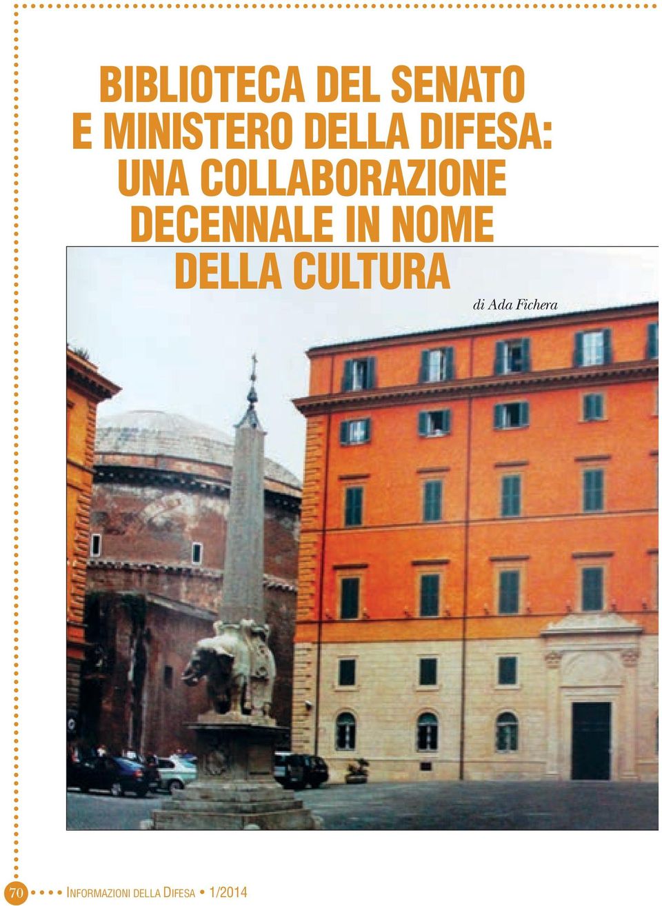 DECENNALE IN NOME DELLA CULTURA di