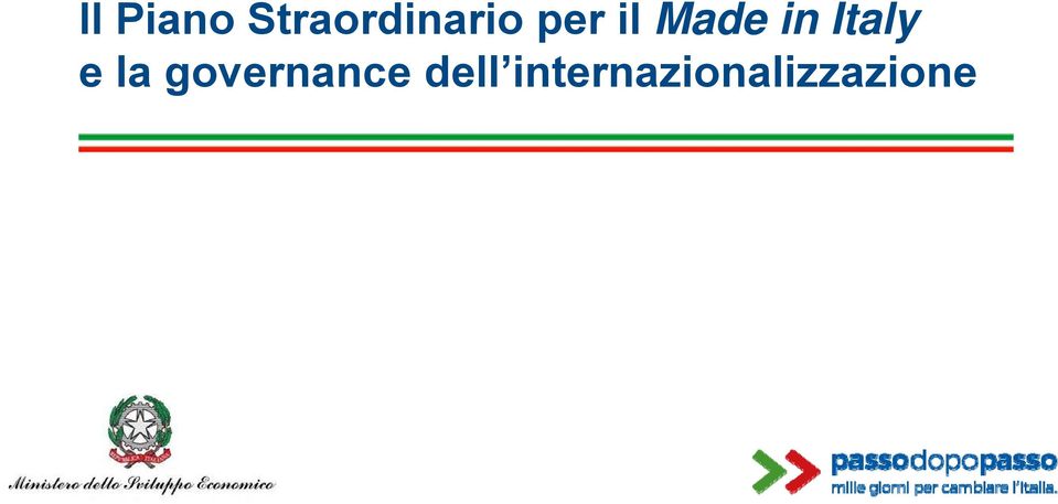 la governance dell