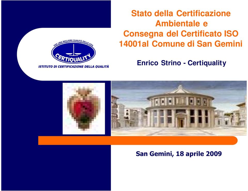 Comune di San Gemini Enrico Strino -