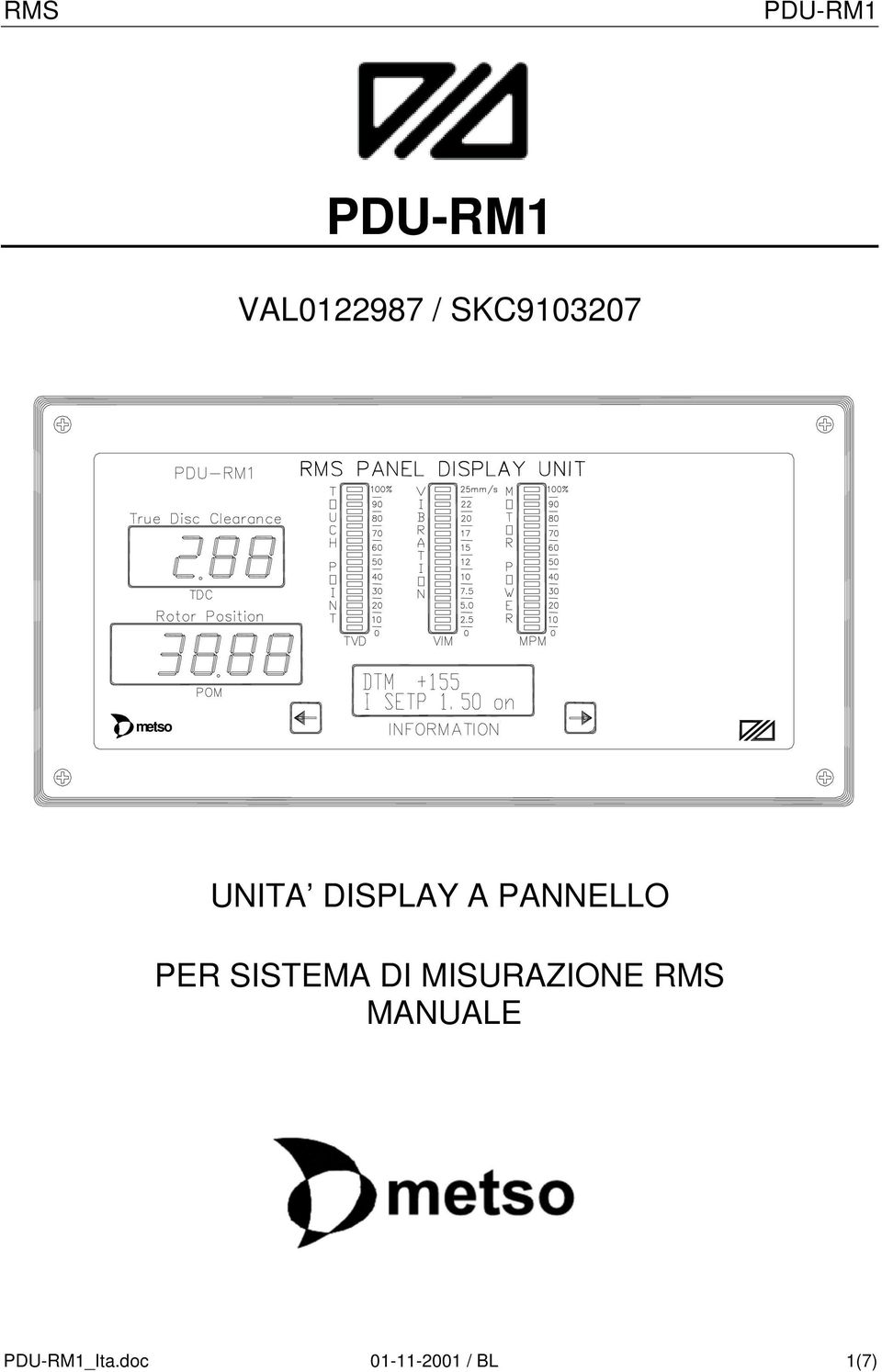 SISTEMA DI MISURAZIONE RMS