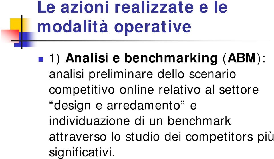 competitivo online relativo al settore design e arredamento e