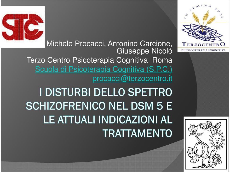 Terzo Centro Psicoterapia Cognitiva Roma Scuola