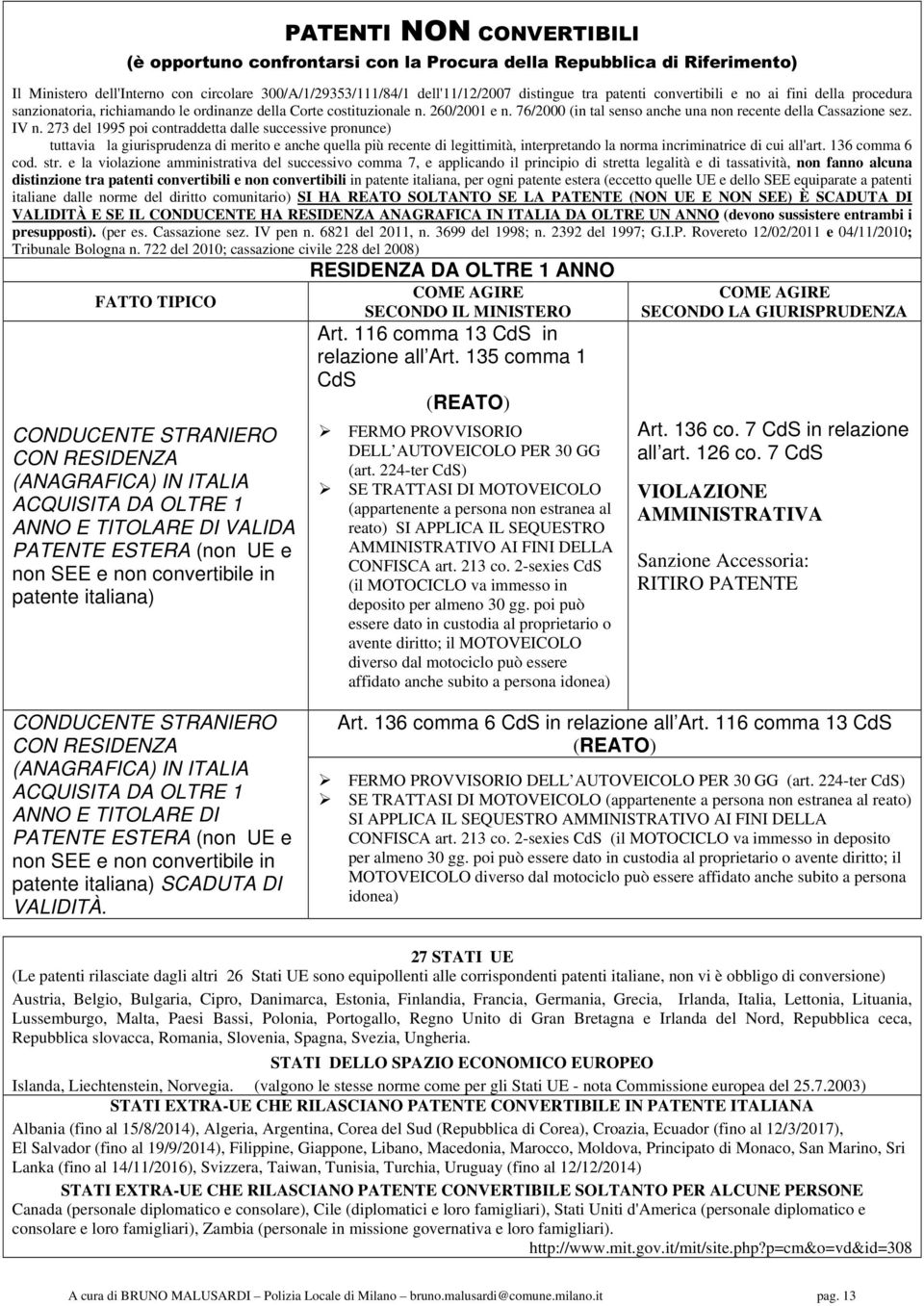 273 del 1995 poi contraddetta dalle successive pronunce) tuttavia la giurisprudenza di merito e anche quella più recente di legittimità, interpretando la norma incriminatrice di cui all'art.