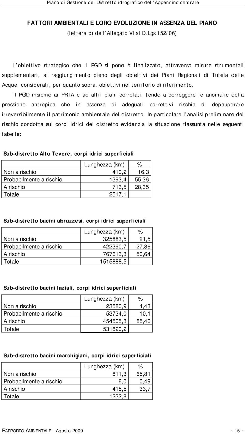 considerati, per quanto sopra, obiettivi nel territorio di riferimento.