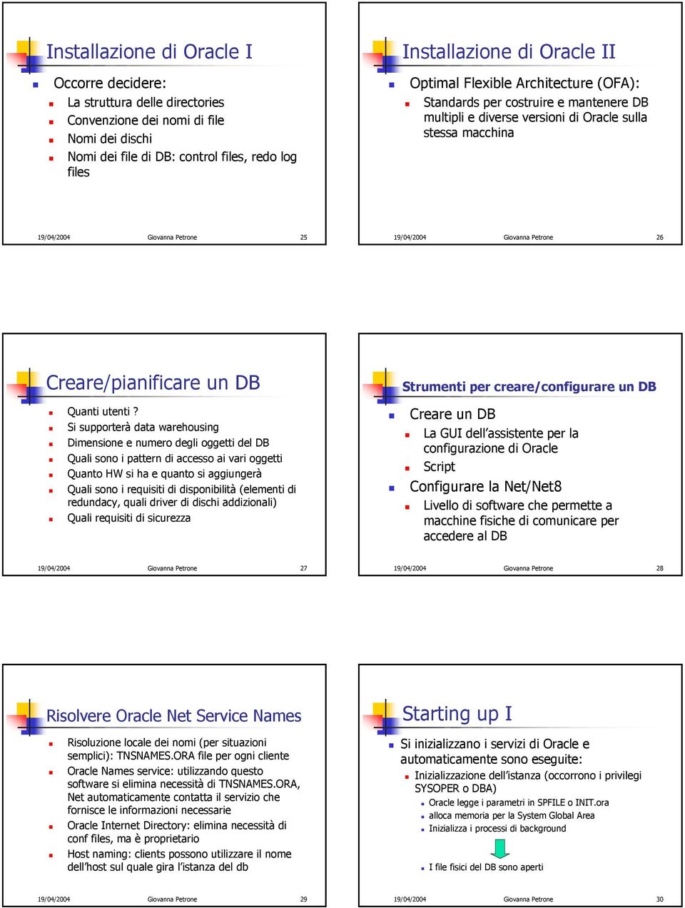 Creare/pianificare un DB Quanti utenti?