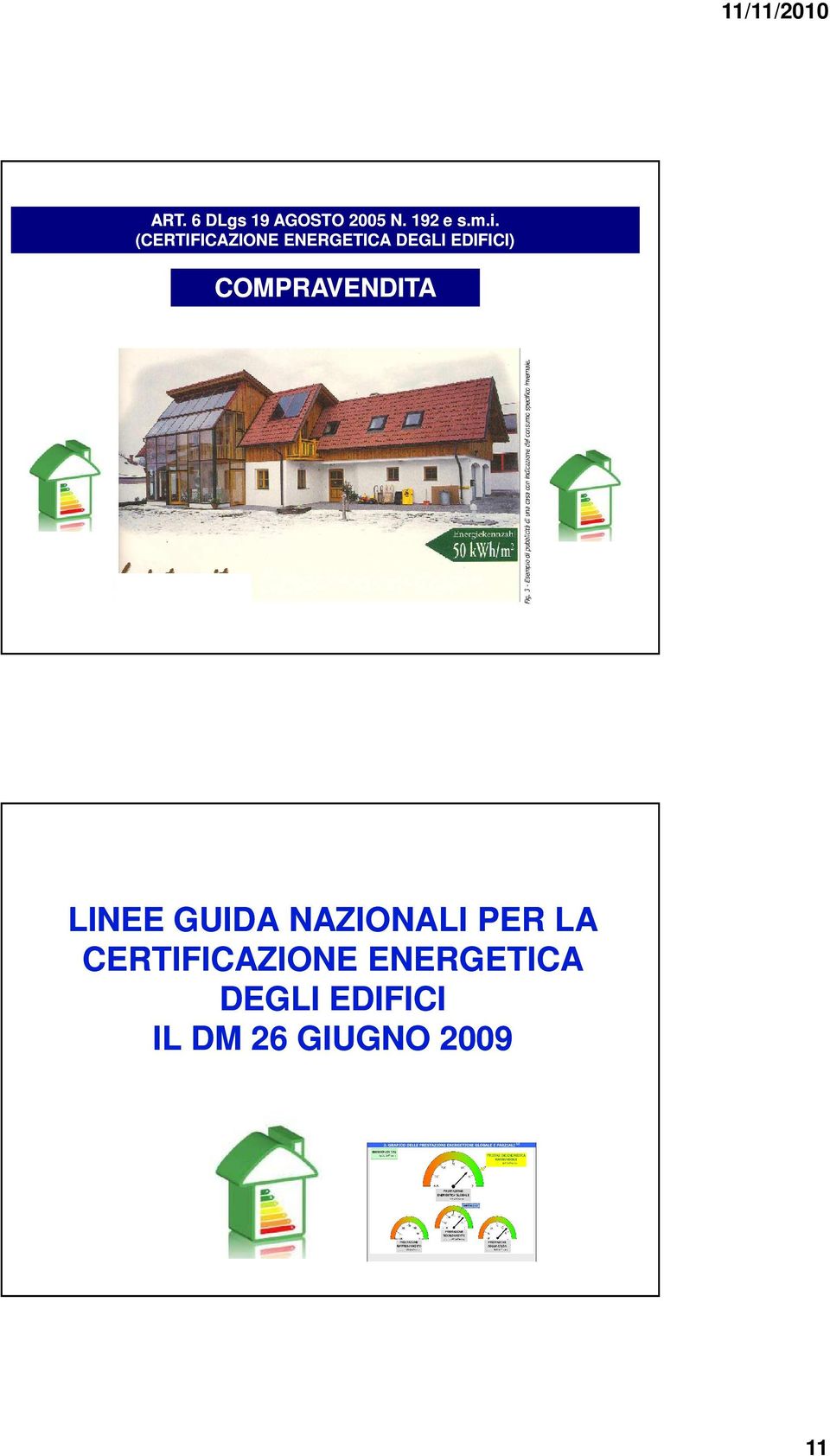 COMPRAVENTA LINEE GUIDA NAZIONALI PER LA