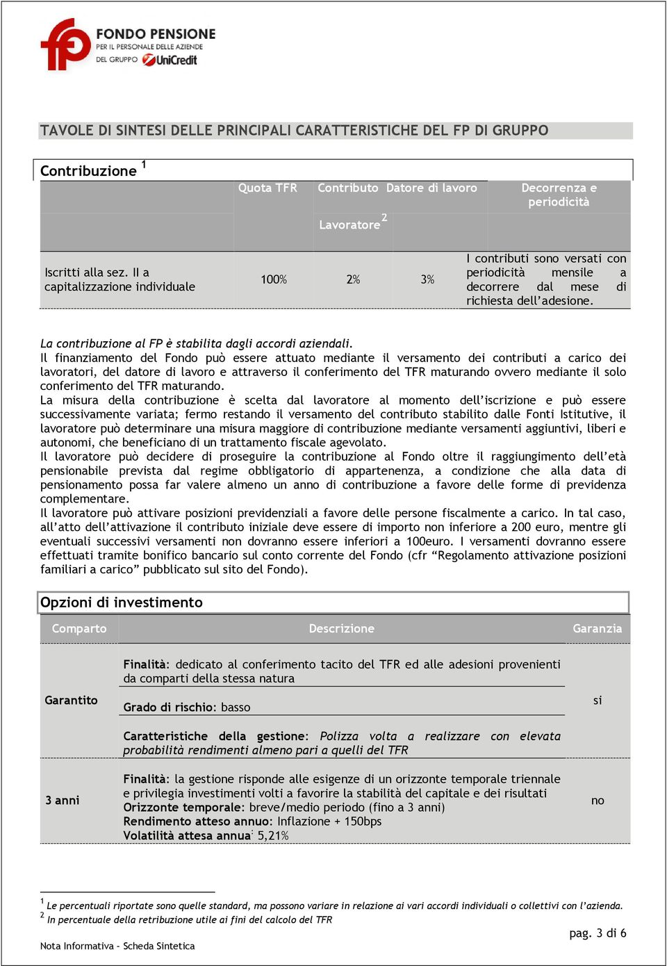 La contribuzione al FP è stabilita dagli accordi aziendali.