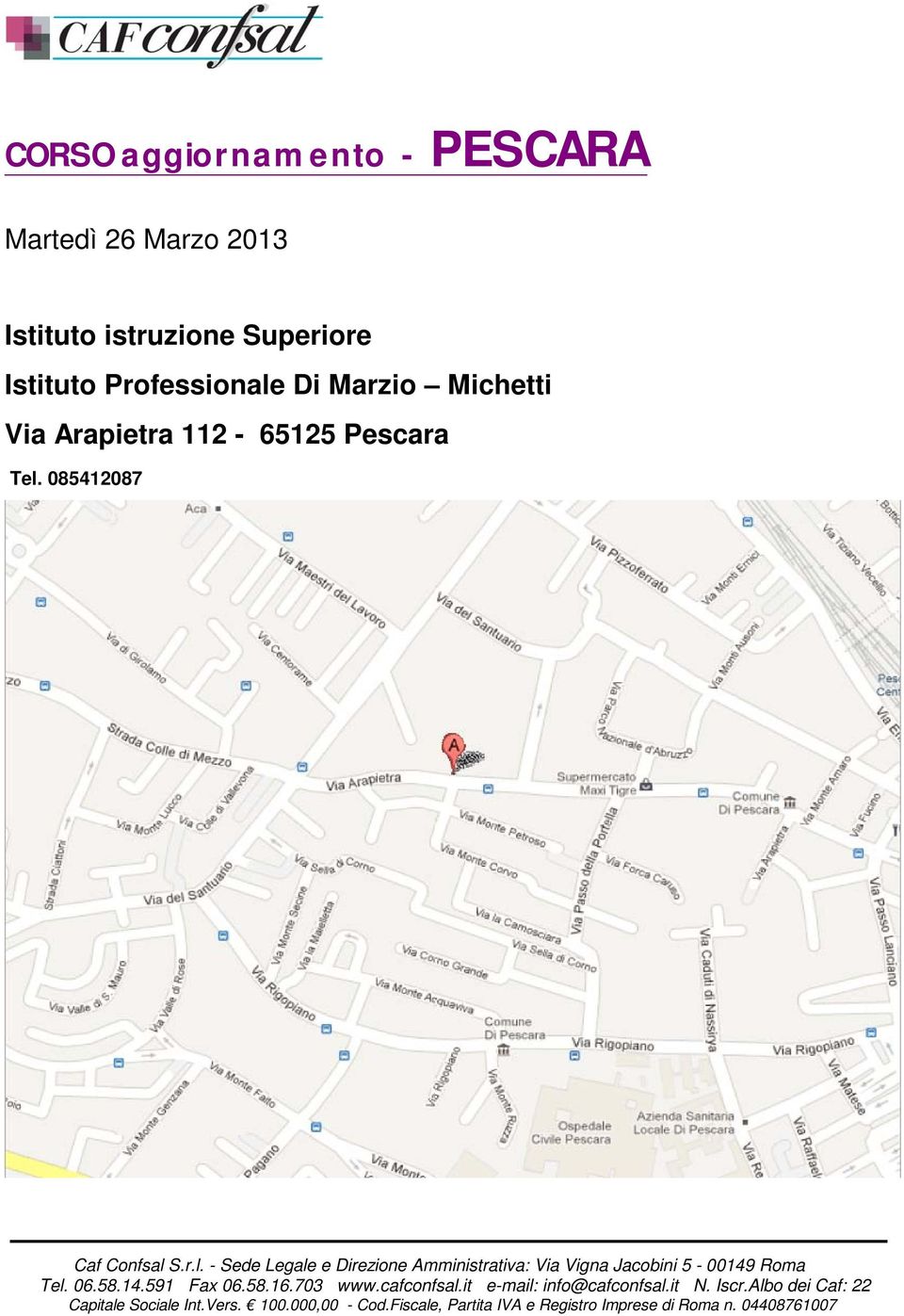 Istituto Professionale Di Marzio Michetti