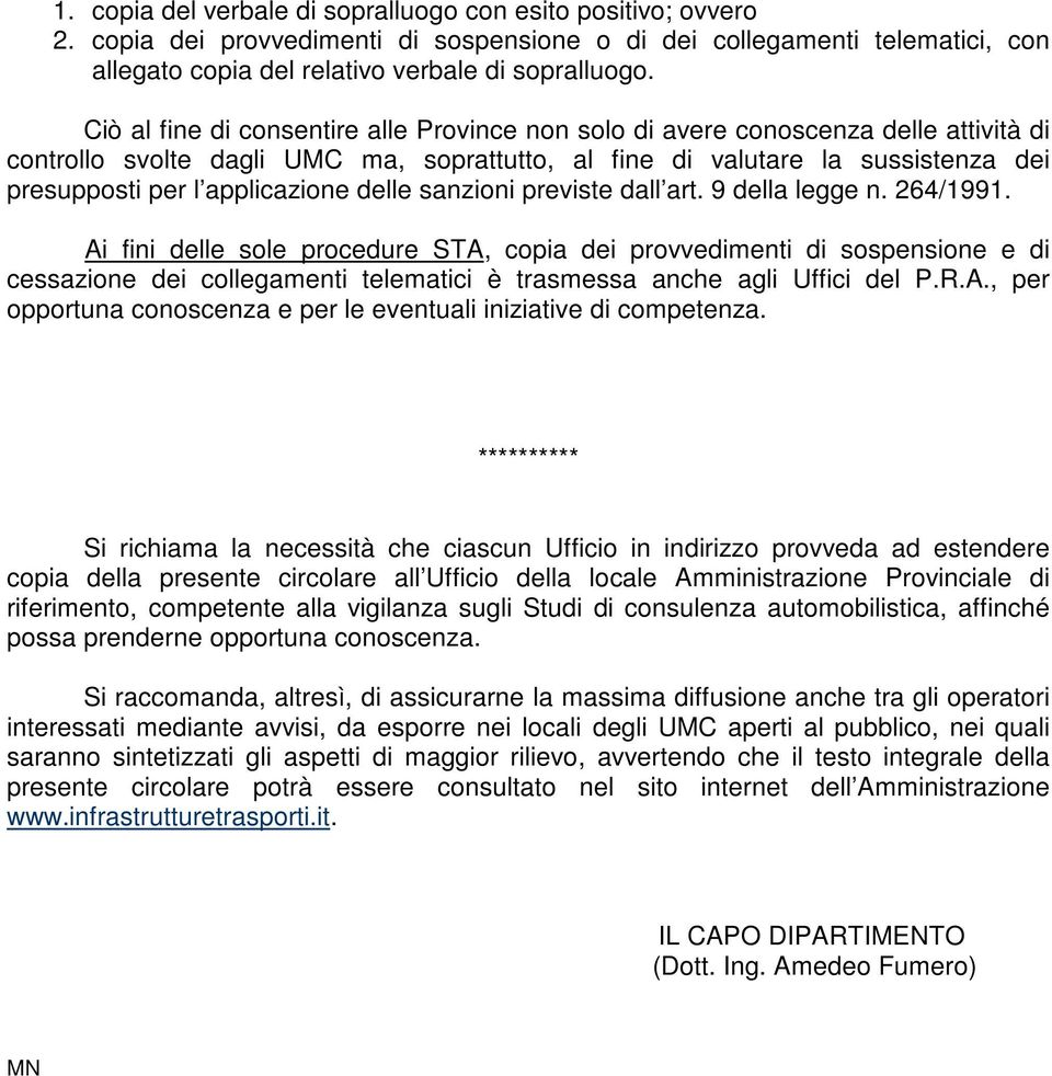 applicazione delle sanzioni previste dall art. 9 della legge n. 264/1991.